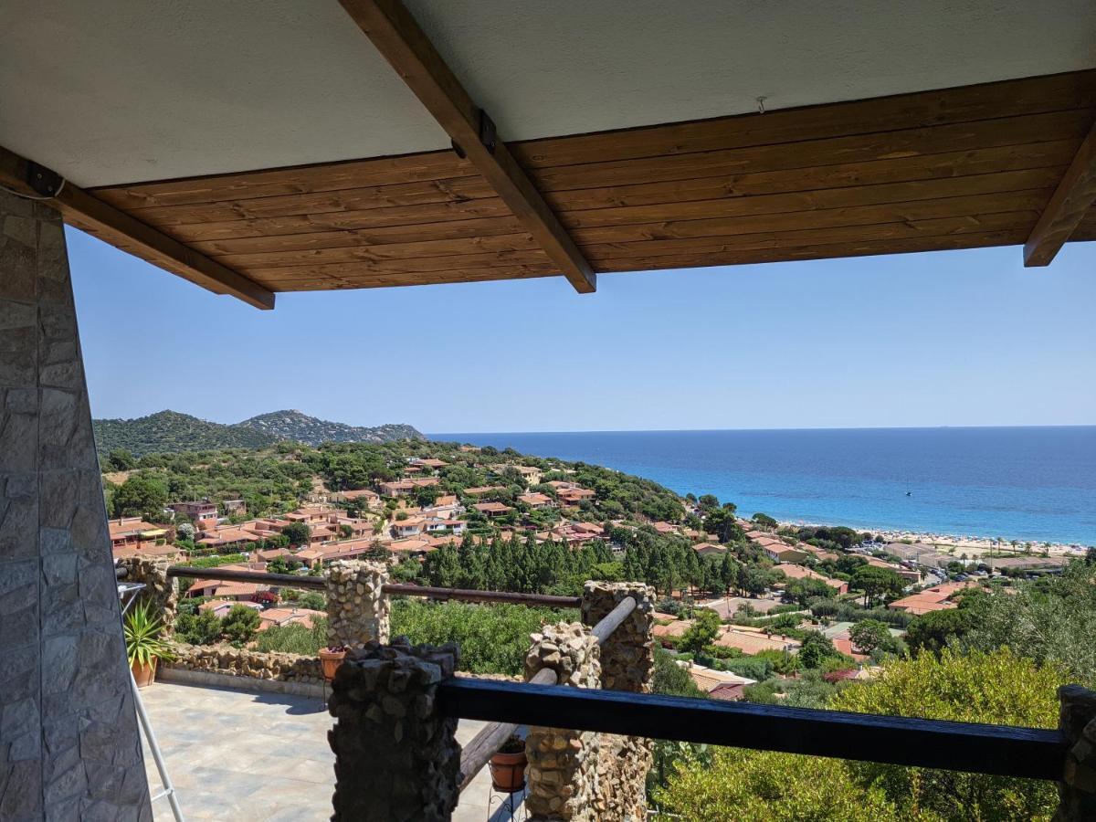 Villetta Con Piscina Panoramica Belvedere Mari Pintau Джеремеас Экстерьер фото